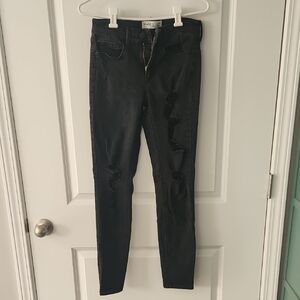 Mudd Black Low Rise Skinny Jeans